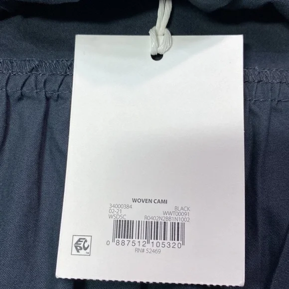 Free Assembly Women's Black Woven Seamed Cami Top
Size S - Picture 10 of 11